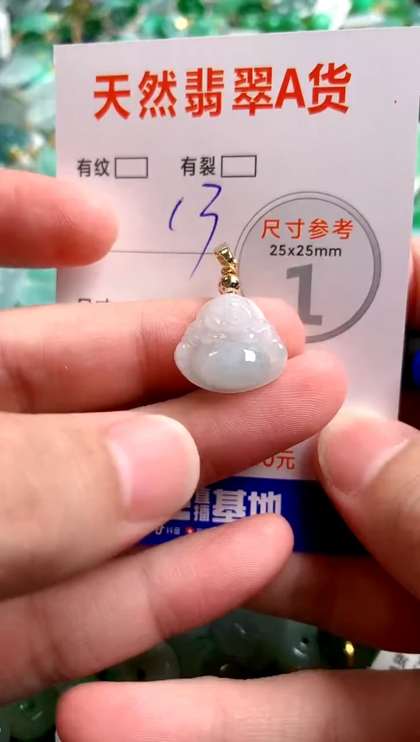 翡翠未镶嵌颈饰13004305
