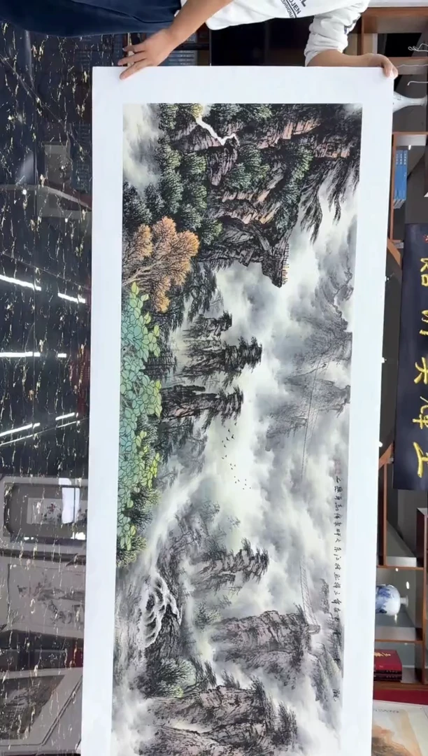 国画国画绘画山水花鸟