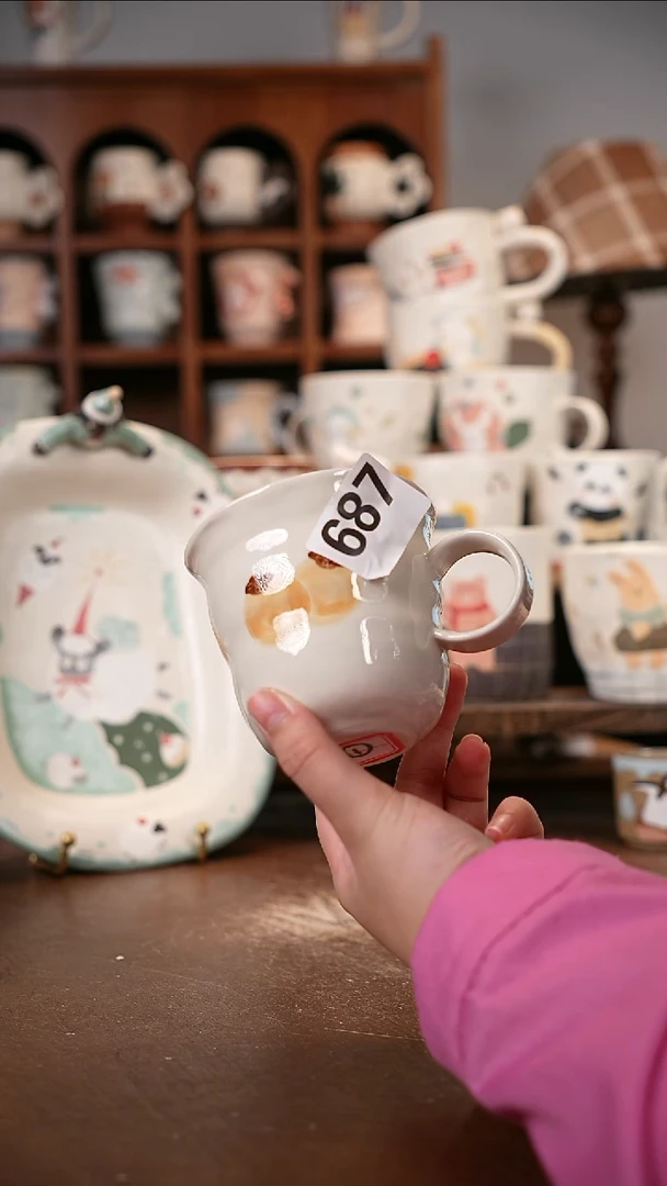 可爱川谷原创陶瓷8.3直播福利微瑕687随机