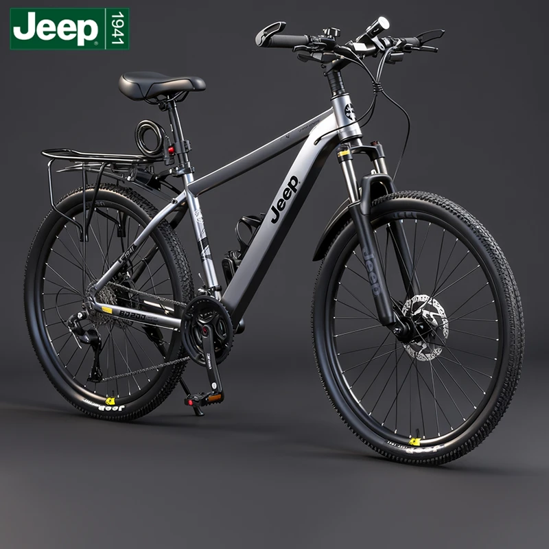 Jeep自行车山地车学生骑行无界轻松通勤上下学变速单车代步男女款