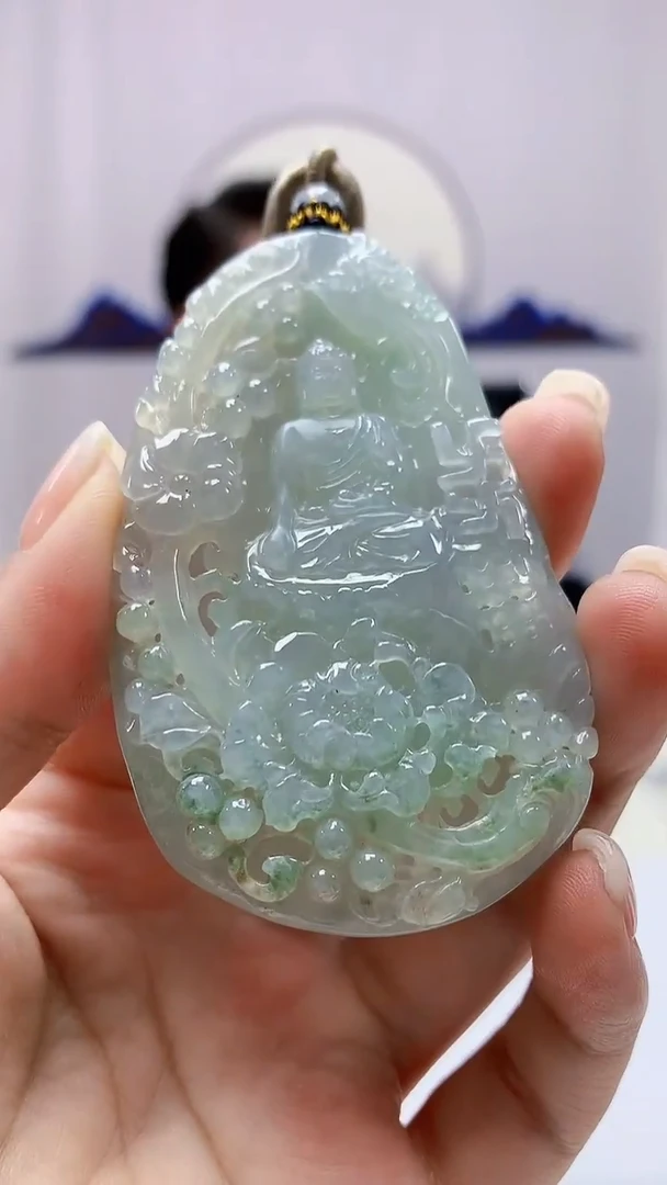 定制翡翠未镶嵌5060ms-毛货29佛