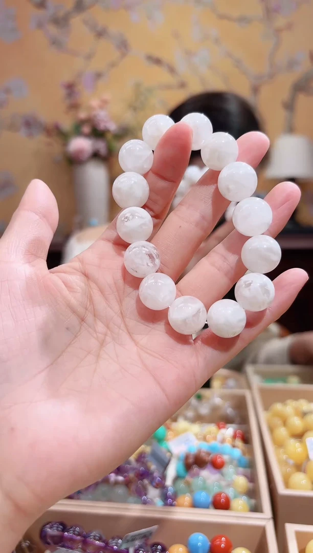 未镶嵌手串水晶设计款手串14.8天然晶体结构