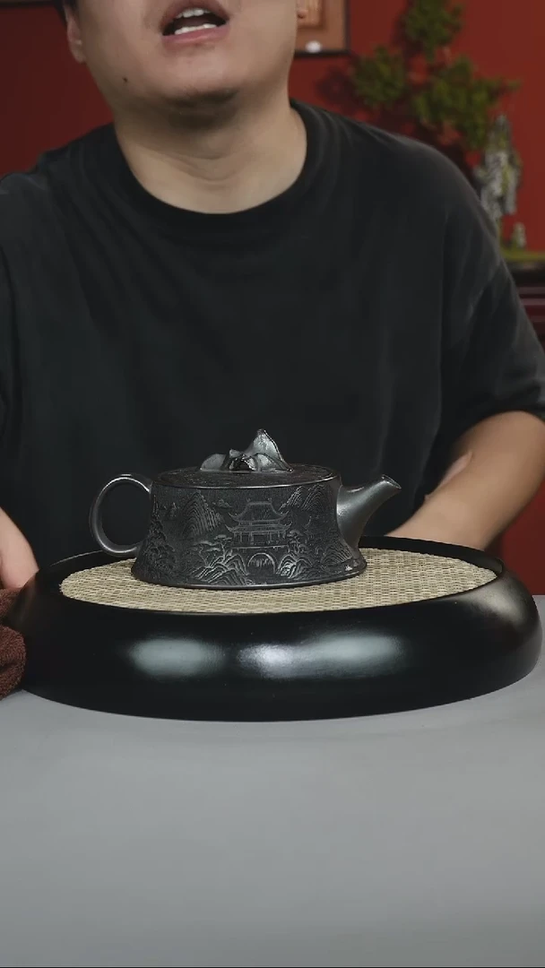 茶壶紫砂 石黄 太湖石柱础