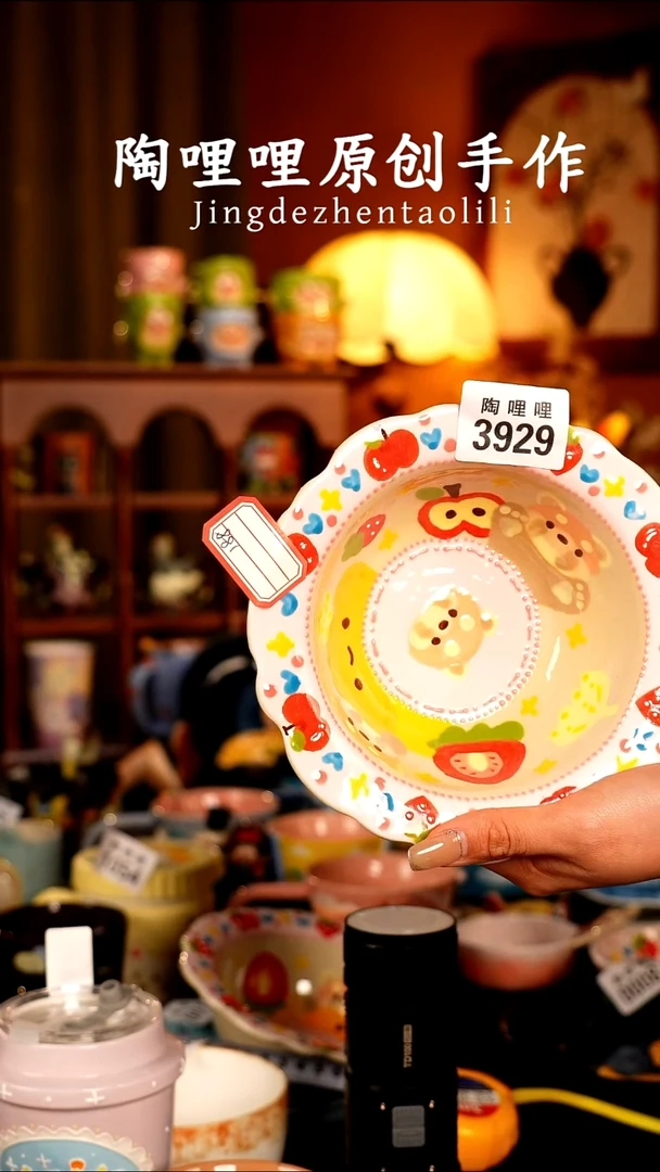 陶哩哩原创手作陶瓷3929