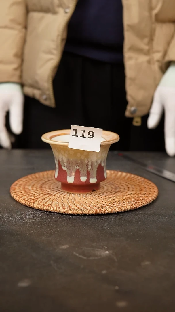 【闪购商品】瓷片119泥泥手工花盆口10