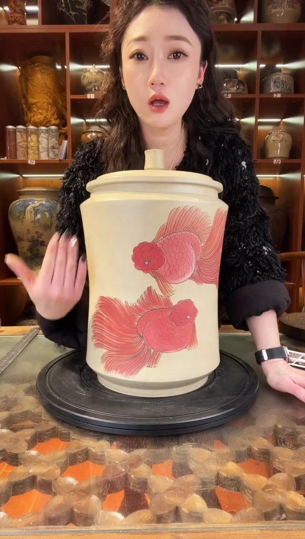 【闪购商品】缸云南建水紫陶白泥缸（淡色）