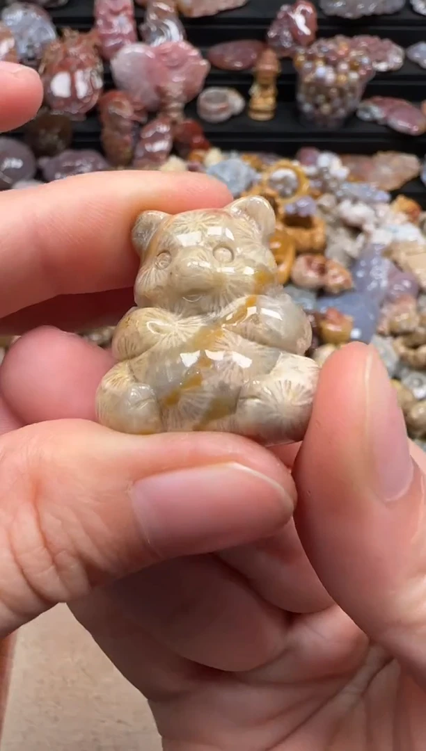 【闪购商品】硅化珊瑚（珊瑚玉）颈饰未镶嵌029
