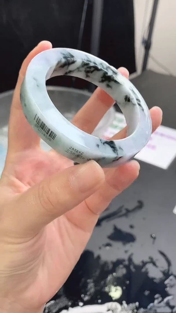 【闪购商品】定制翡翠手镯未镶嵌13 58-63正