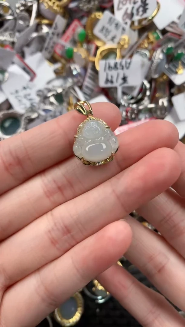 银S925镶嵌戒指翡翠111----2