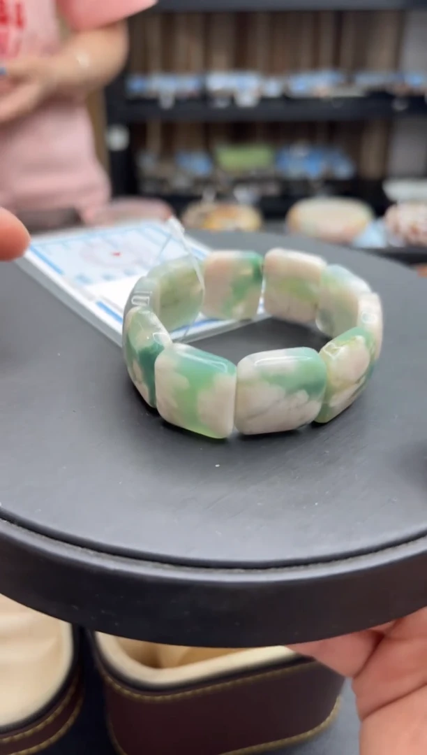 未镶嵌手链石英质玉46微瑕