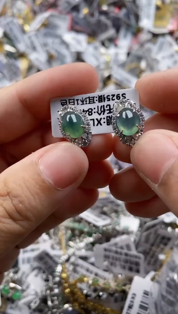 翡翠戒指银S925镶嵌1111     3
