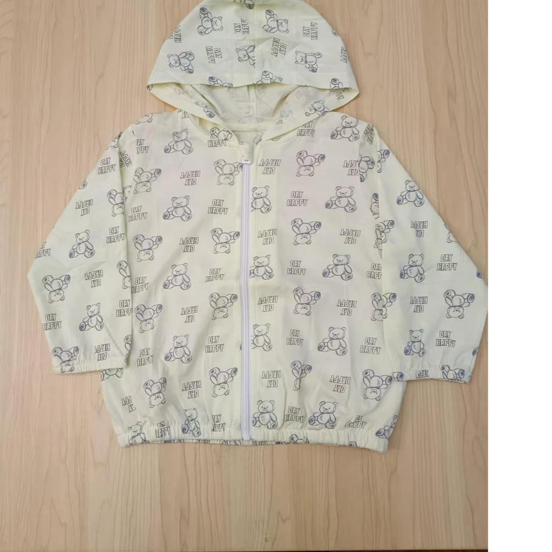 2511动漫小熊拉链上衣