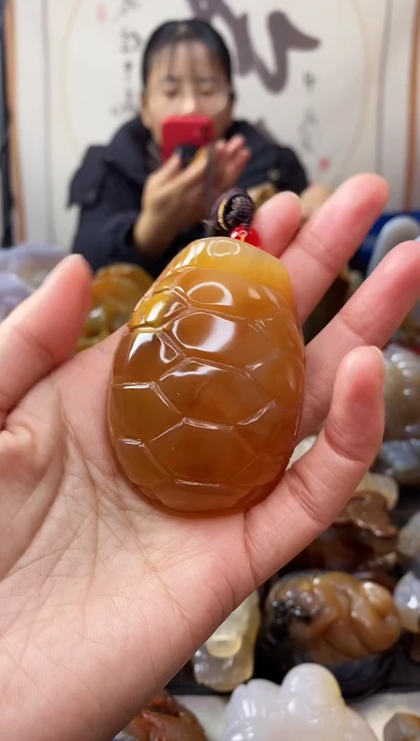 【闪购商品】玛瑙/玉髓手把件未镶嵌0