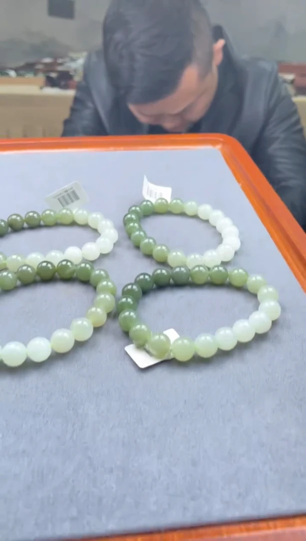 【闪购商品】和田玉手串未镶嵌-05HDJT0137932多样性发其一