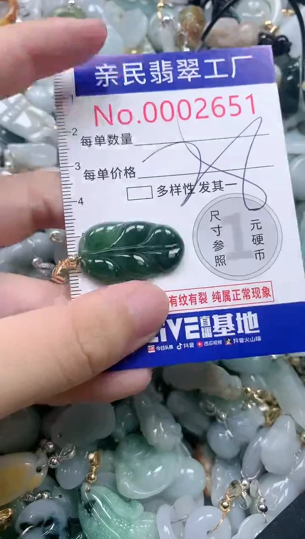 翡翠未镶嵌吊坠(不含链)2651