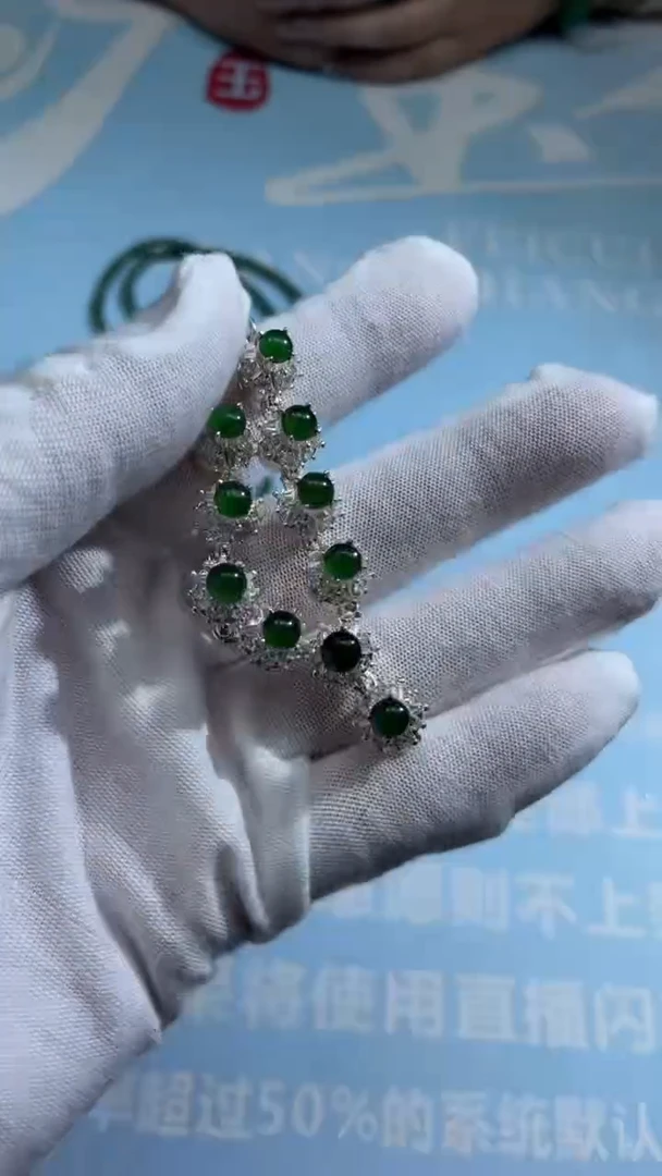 颈饰合金翡翠明*~-净货