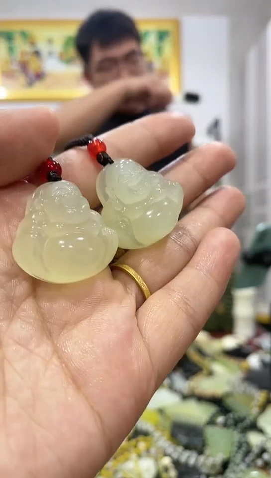 岫玉未镶嵌挂件多样性发货其中发一件