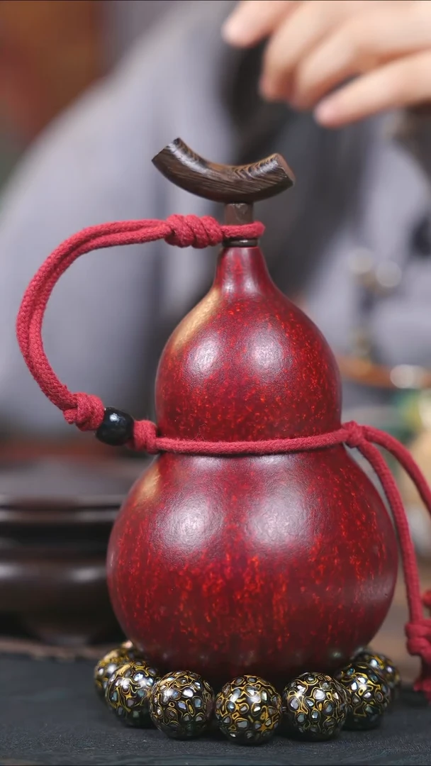 【闪购商品】YZ172红色小容量酒葫芦随缘发