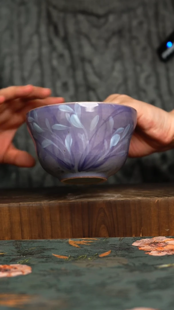 杯釉下彩手工手绘同款陶器