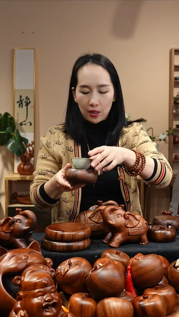 木质MB055-1木墩底座小号