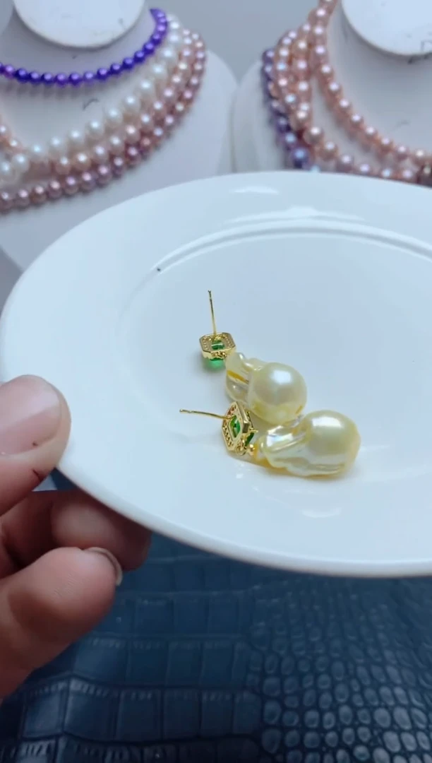 淡水珍珠未镶嵌颈饰0330