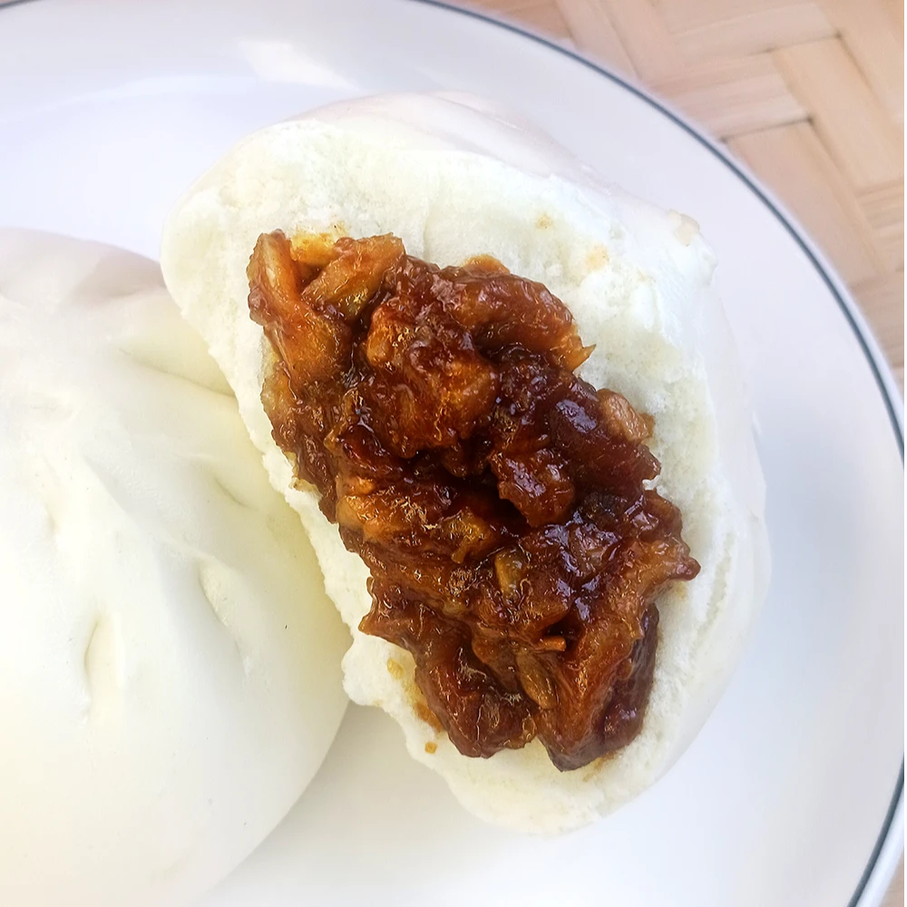 蜜汁叉烧包咖喱鸡肉包黑椒洋葱牛肉包茶楼潮汕早餐粤式茶点小吃