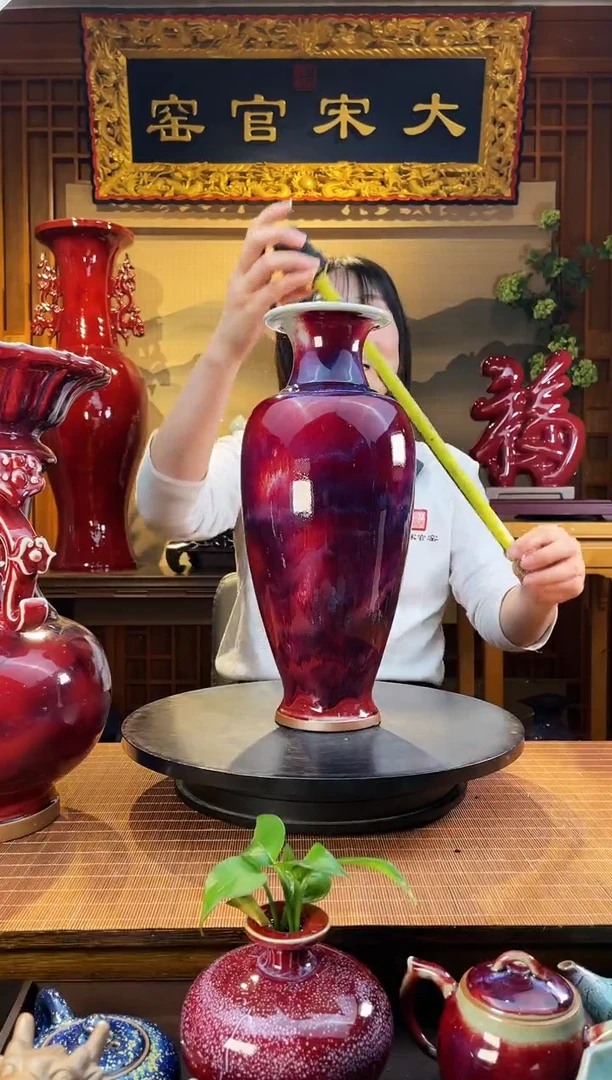 摆件大宋官窑【观音瓶】端庄典雅