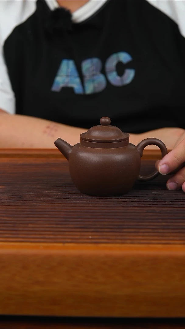 茶壶紫砂三章德中壶