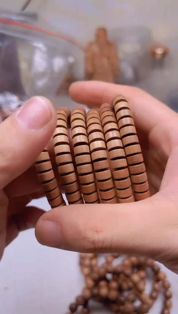 檀香木手串/手链迈索尔4*7药片单圈多样性发其一
