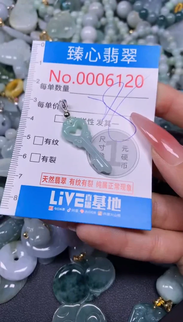 【闪购商品】翡翠颈饰未镶嵌含绳0006120