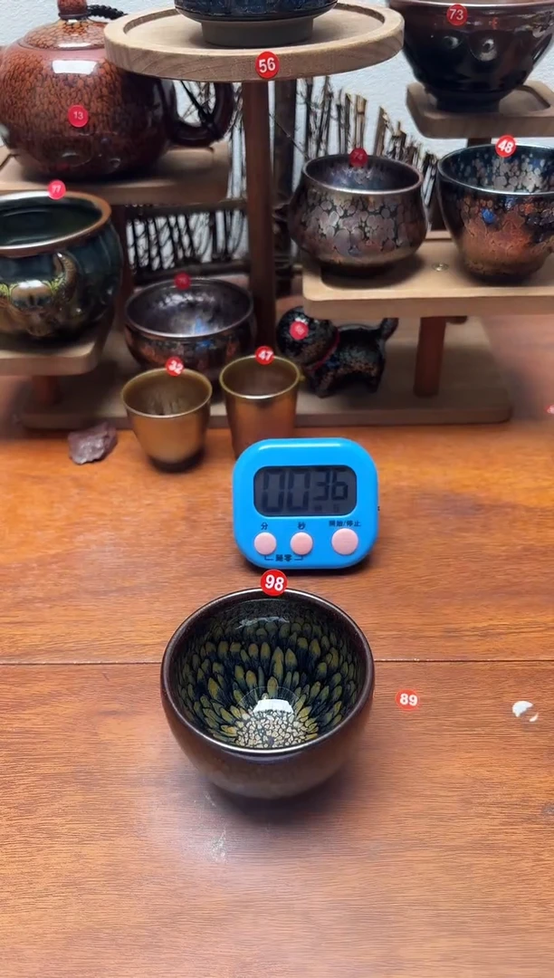 茶盏华*98号建盏工匠茶器