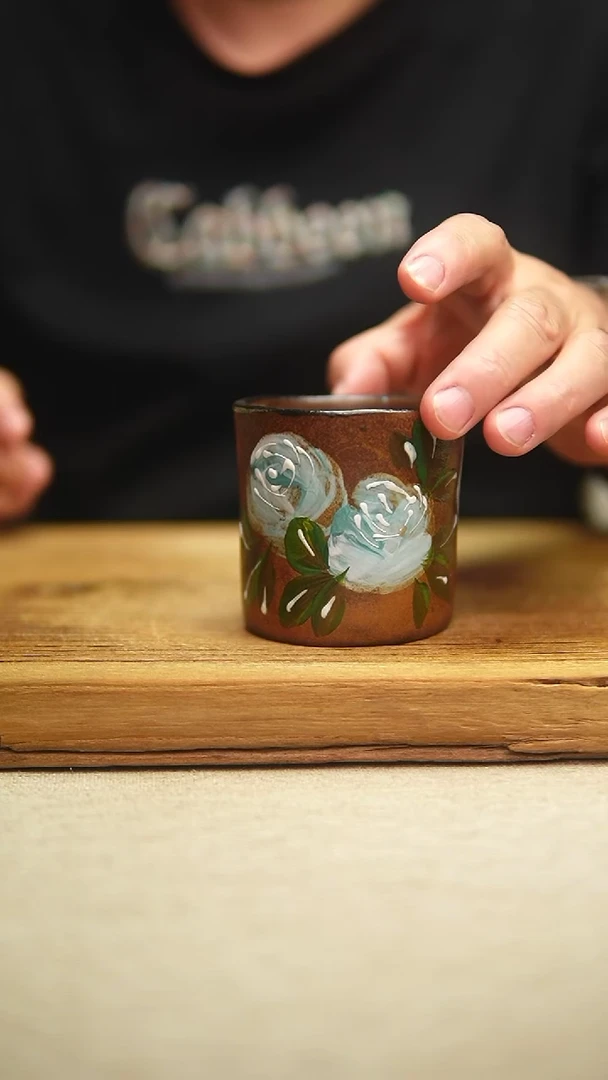 @@陶园瓷舍@@纯手工手绘@高温釉下彩