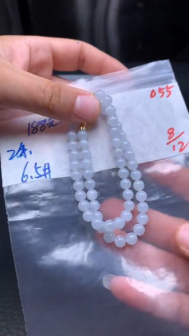 未镶嵌定制翡翠055毛货需精细抛光多样发一件珠串