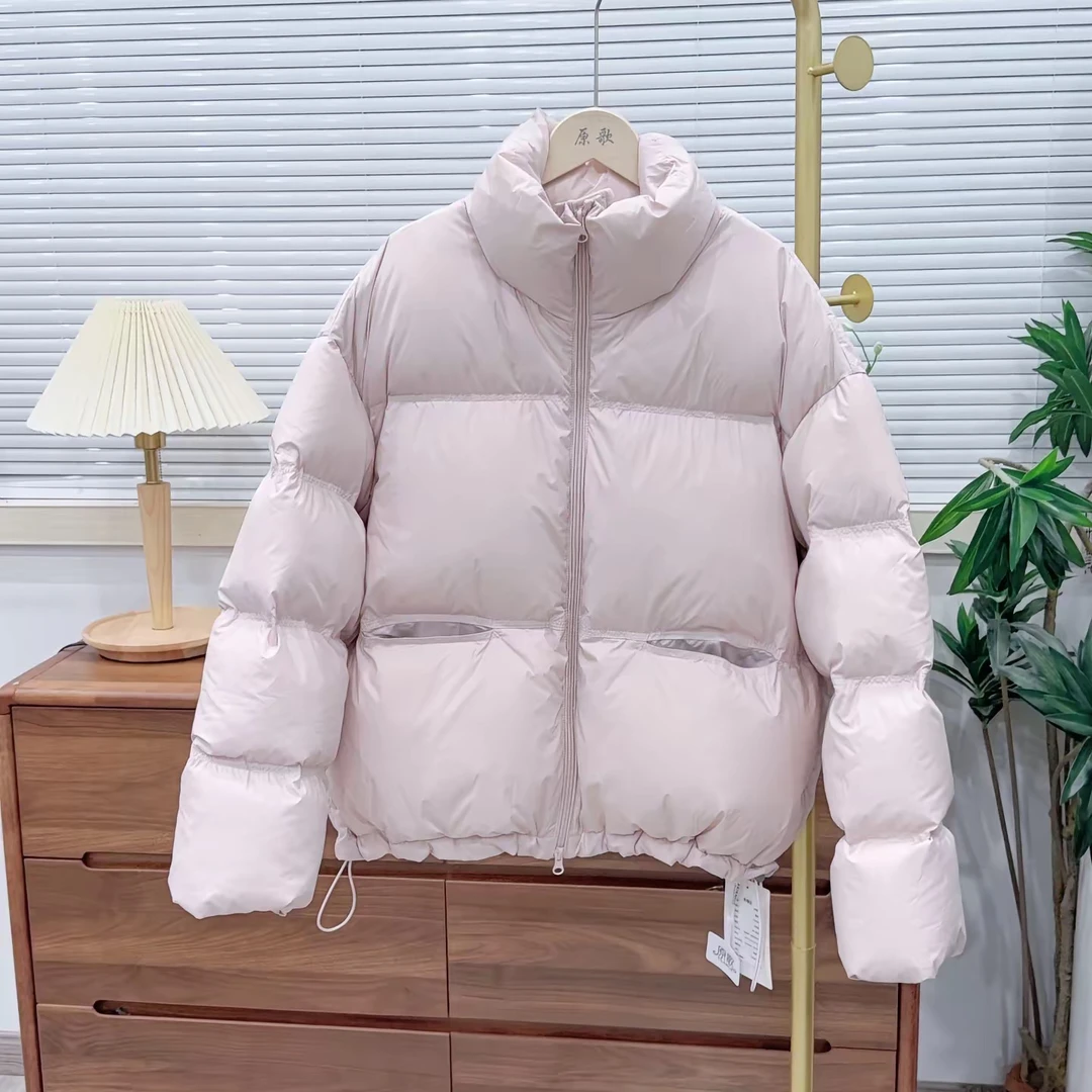 【原 歌】YG小泡芙 90新国标白鹅绒立领短款保暖鹅绒服YG928