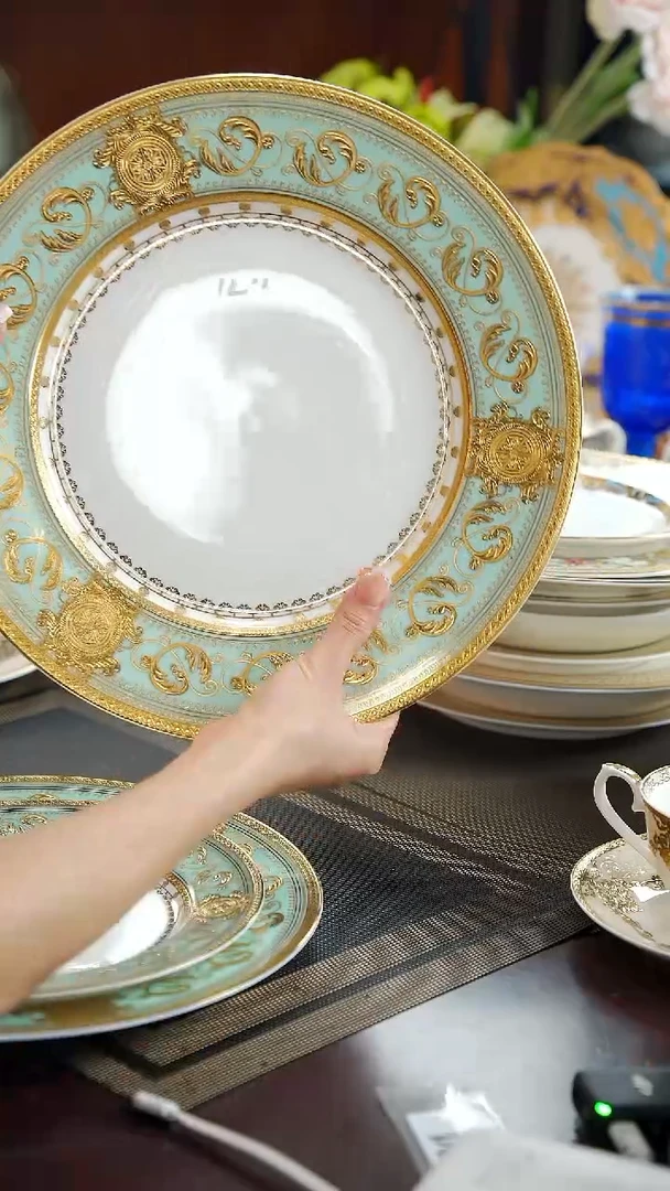 瓷片12英寸鱼盘1个