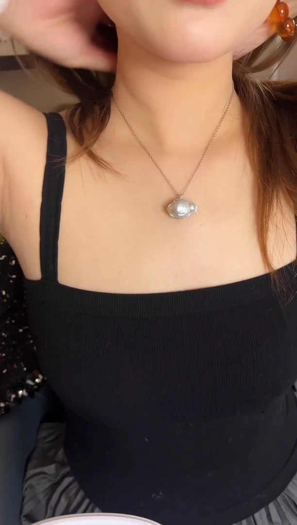 颈饰银S925镶嵌海水珍珠珍珠（发一）