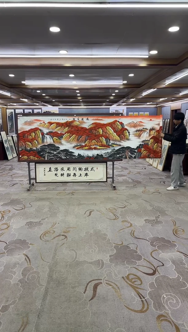 绘画Y-刘雪红-小丈二-山水画