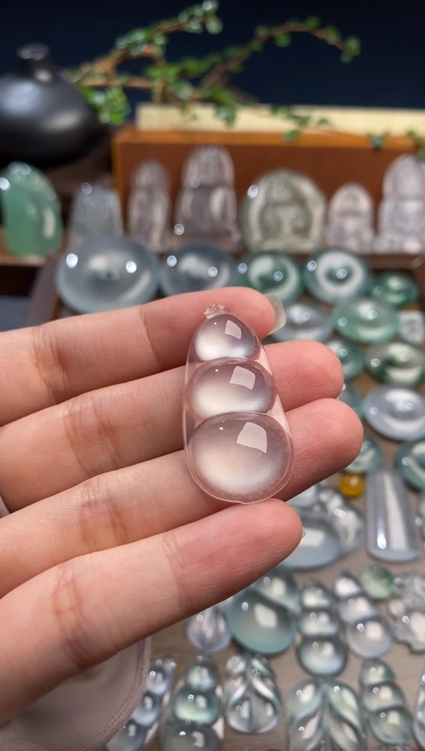 吊坠(不含链)未镶嵌翡翠福豆