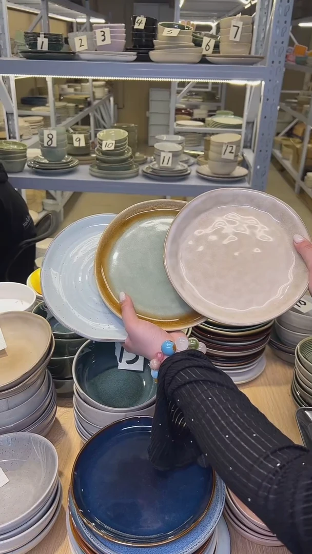 瓷34高温釉下彩陶瓷餐具