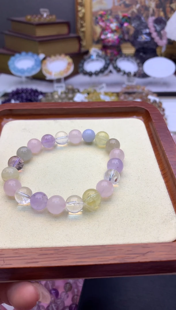 【闪购商品】水晶手串未镶嵌10+五行多宝