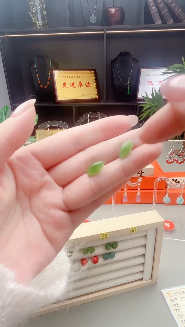 未镶嵌和田玉耳饰666666