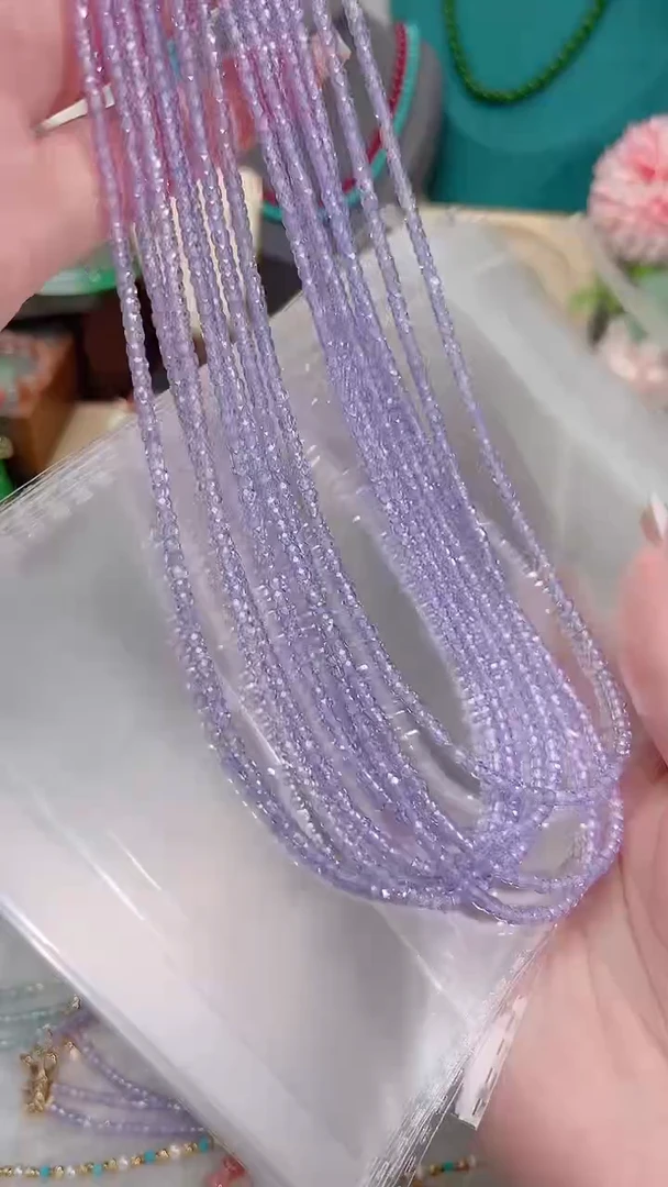 项链锂辉石合金紫39.9