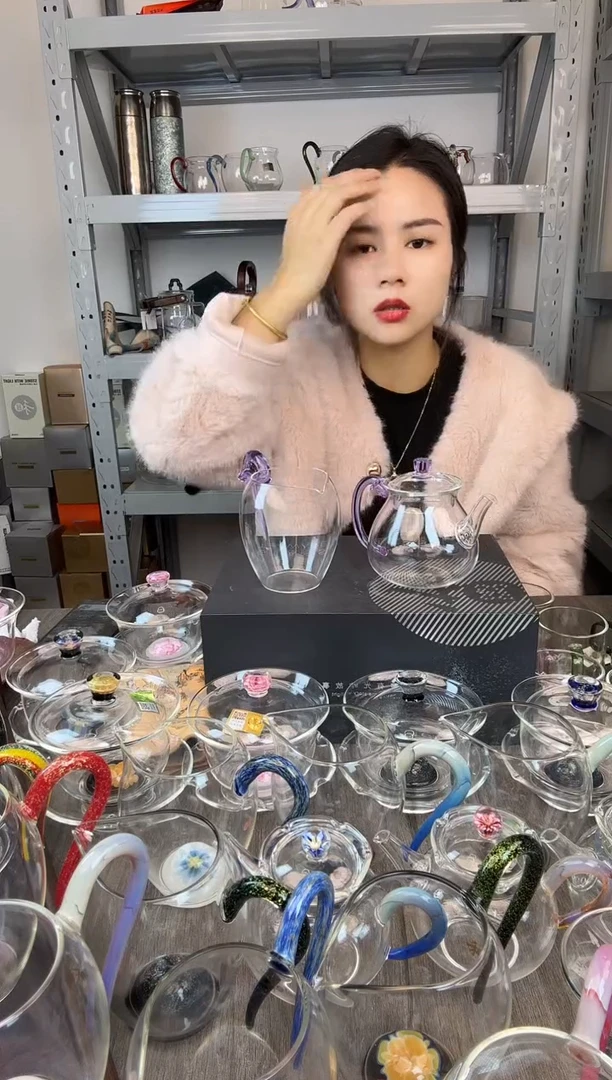 御****务禾器  青莲壶+怡莲浅紫色 孤品