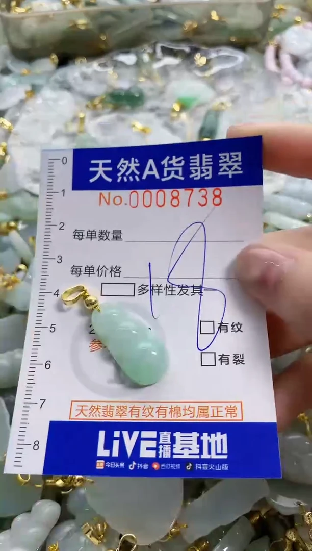 颈饰未镶嵌翡翠天然A货翡翠