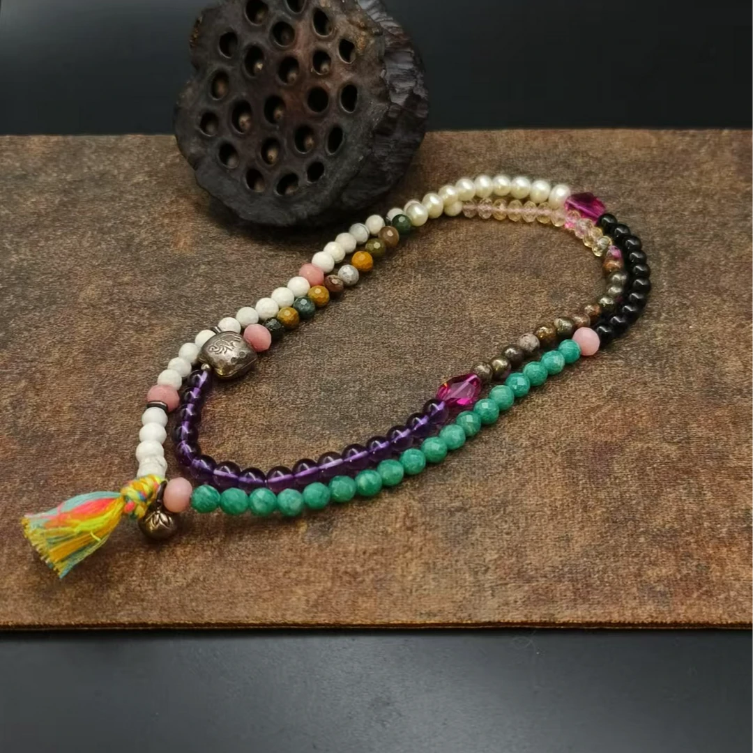 民族手工编织项链