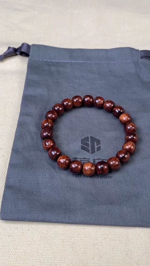 黄花梨/降香黄檀手串/手链黄花梨  10x10