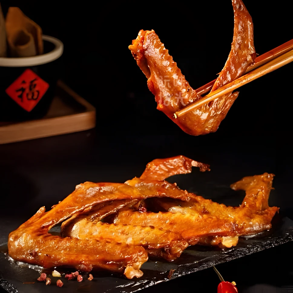 东倪原创推荐酱卤鸭翅嘎嘎香零食居家休闲聚餐来一份85A22084
