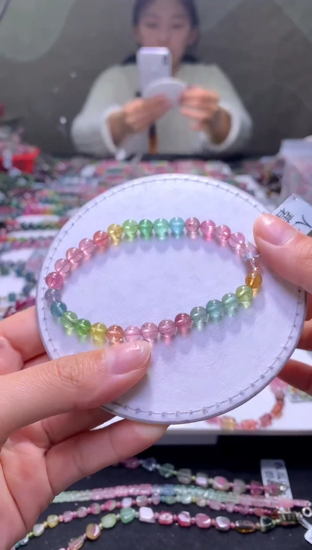 未镶嵌手串碧玺A35【天然碧玺】