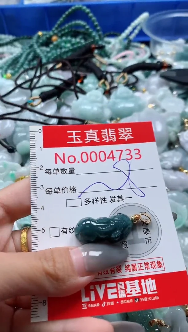 吊坠(不含链)未镶嵌翡翠4733