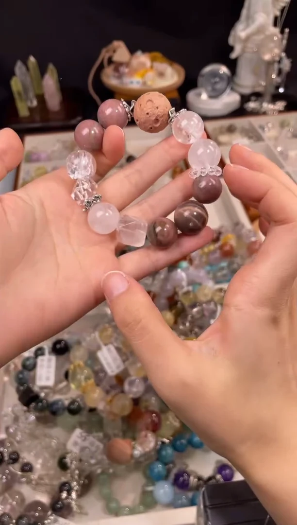未镶嵌手串水晶多样性发货